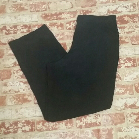Pantology pants black stretch straight leg - Picture 2 of 6